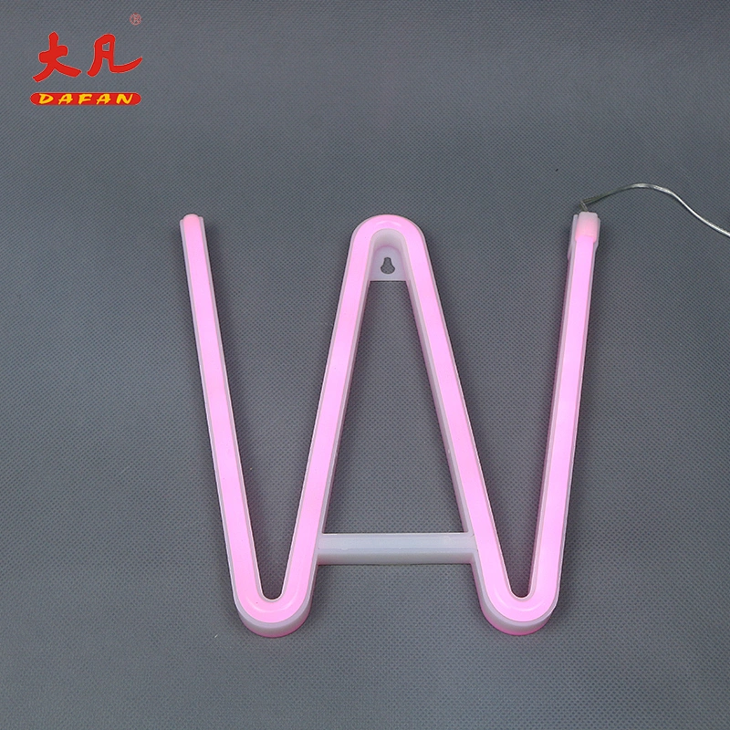 W Christmas decoration neon sign china wholesale neon lights acrylic box bar neon sign