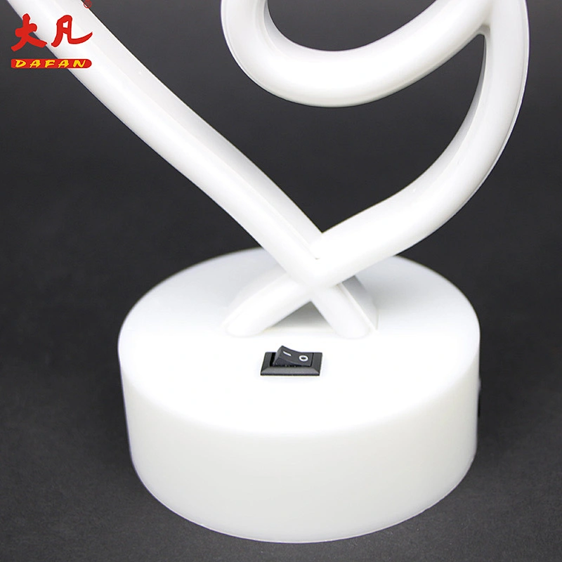 decor custom wedding party neon sign high grade usb battery neon lamp love shape PVC led neon