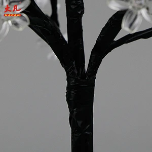 decoration battery plastic led artificial cherry blossom bonsai flower simulate tree lights