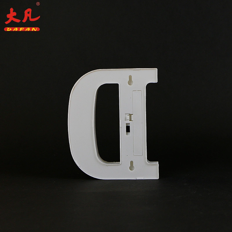 factory price golden table decoration led plastic light festival word light led plastic light