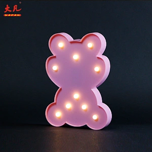 hot sale factory pop up led battery marquee pvc letter board light for wedding room party table