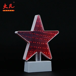 led decorative mirror panel light tunnel indoor infinity battery decor atmosphere light