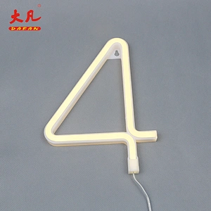 4 usb battery weddings decoration led neon flexible strip neon beads neon butane
