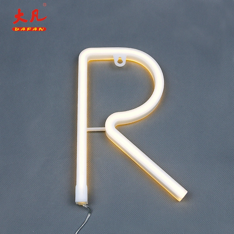 R china neon sign led neon flex rope light letter pvc room lighting led neon lamp