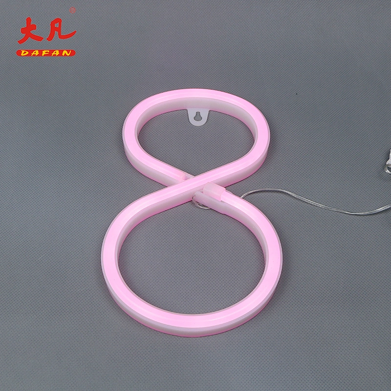 8 weddings decoration led rope usb neon sign neon palette decoration neon ring light