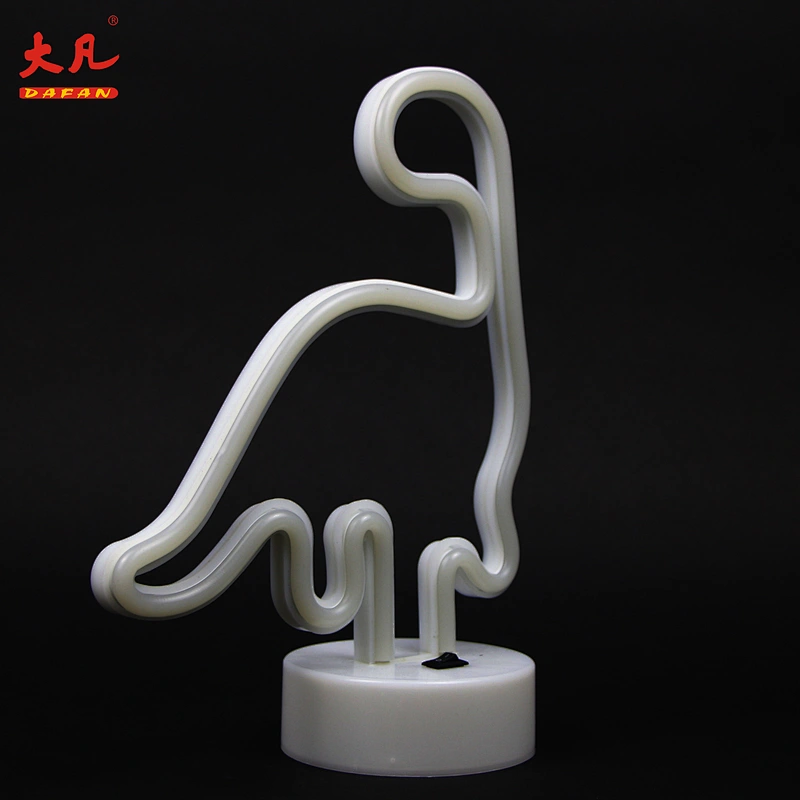 dinosaur shape indoor neon light logo decoration table neon signs wedding festival led neon lamps