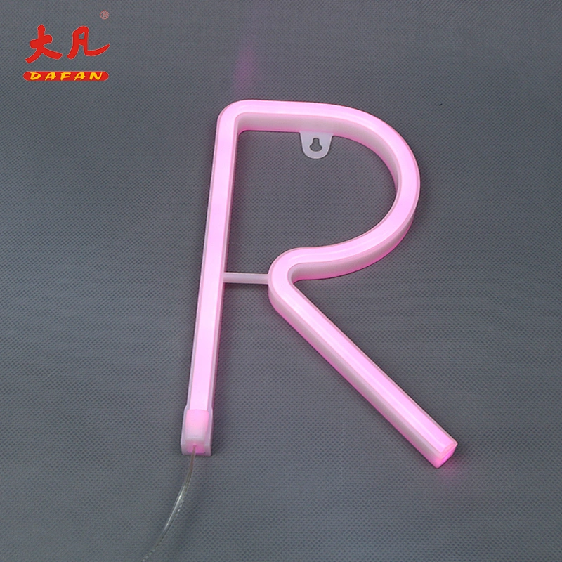 R china neon sign led neon flex rope light letter pvc room lighting led neon lamp