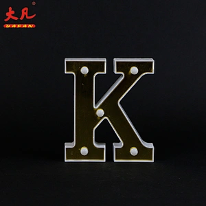 hot sale led holiday light table decoration plastic room lamp wedding party birthday letter light