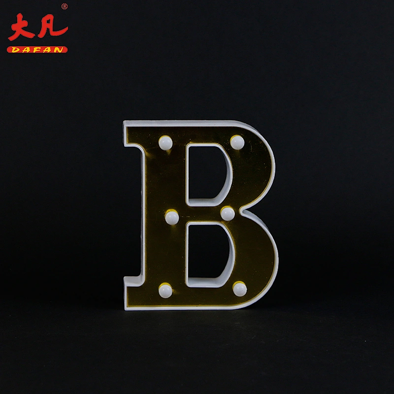 B battery operated led plastic table lights high quality festival decoration led light