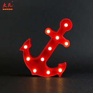 holiday decoration led plastic marquee light letters 3d signs