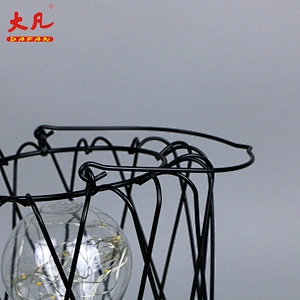 led灯泡房间灯圣诞装饰led仿古铁笼吊灯带吊绳