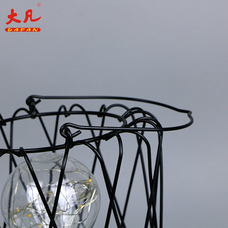led灯泡房间灯圣诞装饰led仿古铁笼吊灯带吊绳