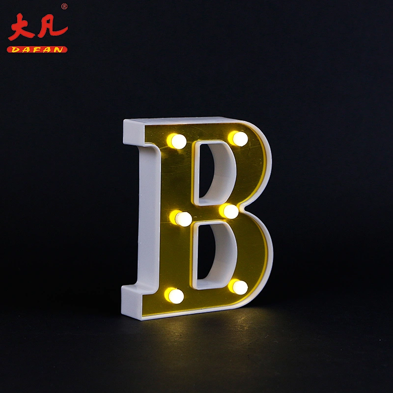 B battery operated led plastic table lights high quality festival decoration led light