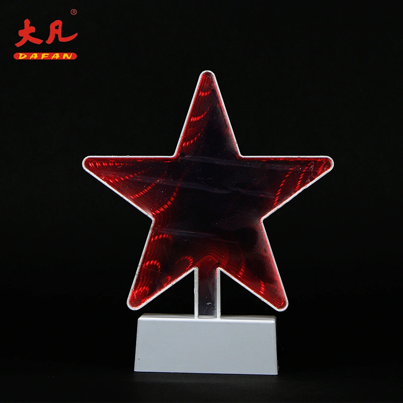 led decorative mirror panel light tunnel indoor infinity battery decor atmosphere light