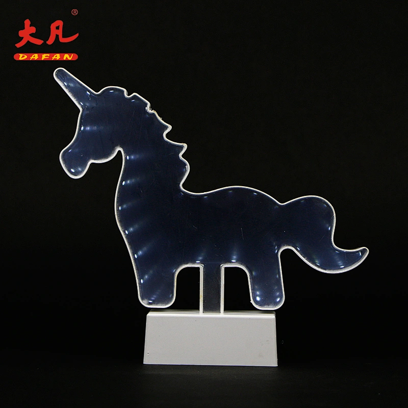 3d tunnel mirror light led children night decorative tunnel lamps battery mirror fancy light
