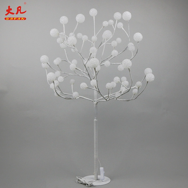 90cm hot sale room decoration artificial Christmas wedding room led outdoor branch ball tree light lamp