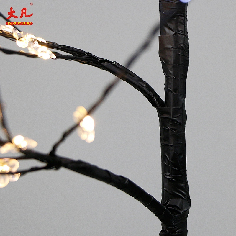 wholesale simulate artificial outdoor waterproof blossom copper wire rgb wedding led branches flower tree light