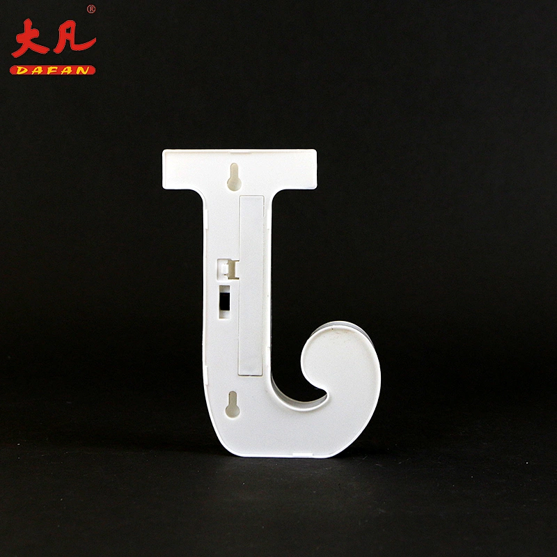J festival led plastic light room table decoration battery operated led light