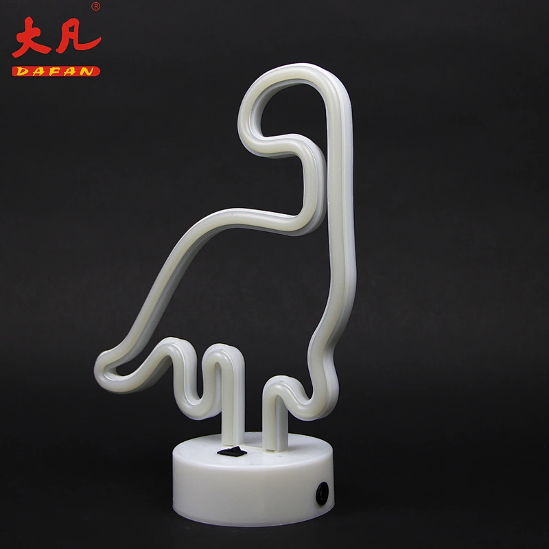dinosaur shape indoor neon light logo decoration table neon signs wedding festival led neon lamps