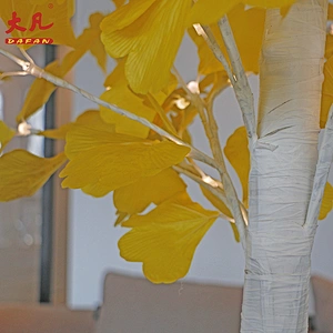 high grade led ginkgo tree light simulate artificial Christmas tree branches decorative tree lighting