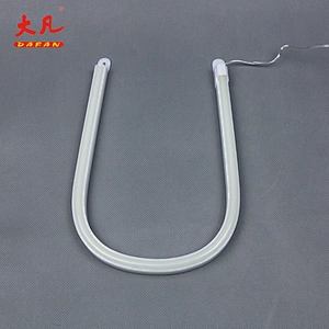 U Shape festival decoration led neon flexible tube Christmas ring lights weddings decoration signs