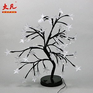 factory price hot sale star star decoration light bonsai tree decoration light tree