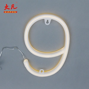 9 decoration Christmas letter light led home lighting neon plastic sheet wholesale neon signs