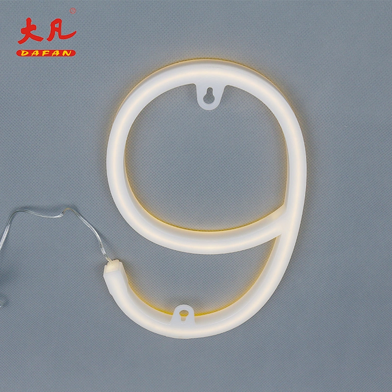 9 decoration Christmas letter light led home lighting neon plastic sheet wholesale neon signs