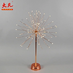 Wedding Decoration Christmas Starburst LED Fireworks Tree String Lights FLower light decoration table light
