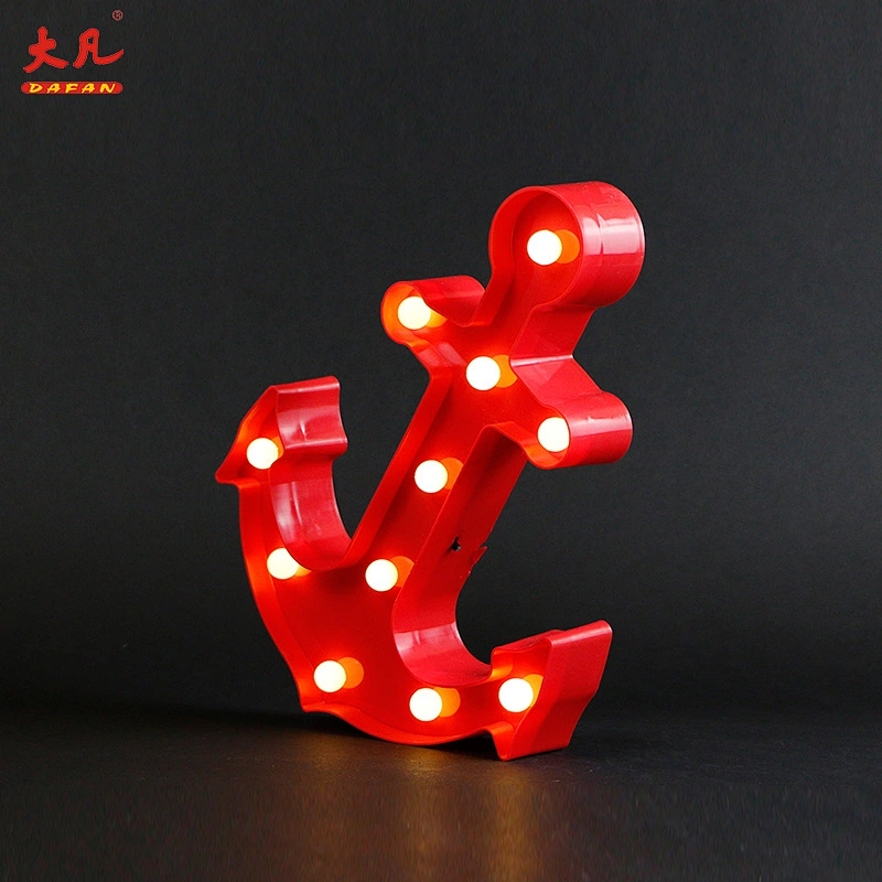 holiday decoration led plastic marquee light letters 3d signs