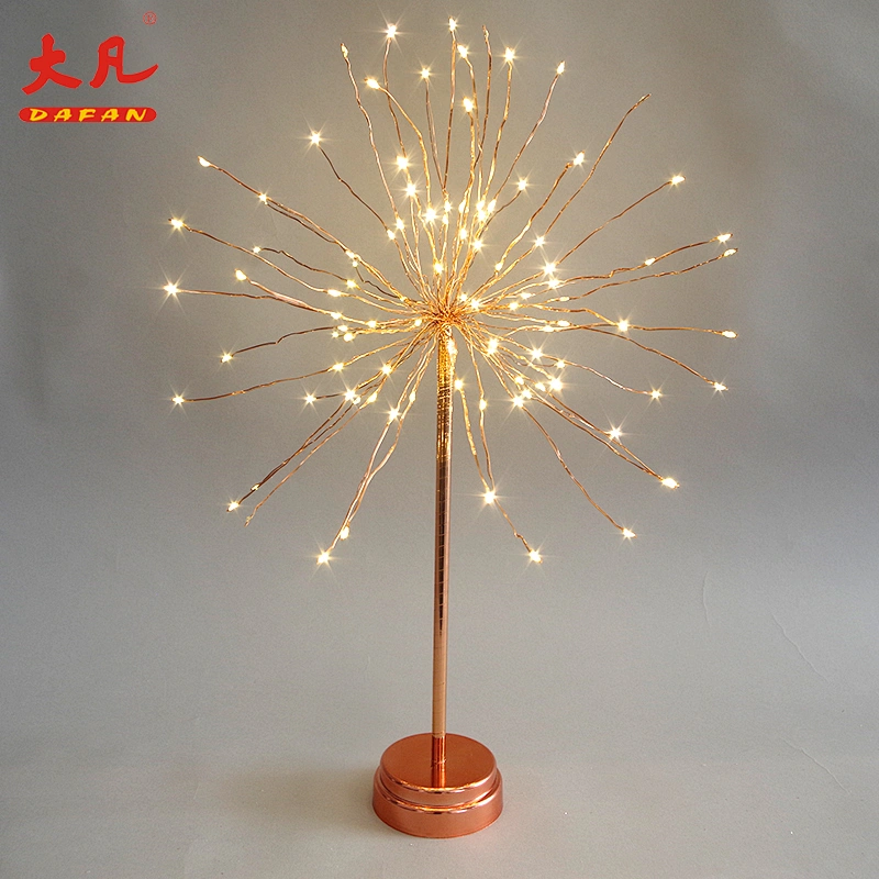 Wedding Decoration Christmas Starburst LED Fireworks Tree String Lights FLower light decoration table light
