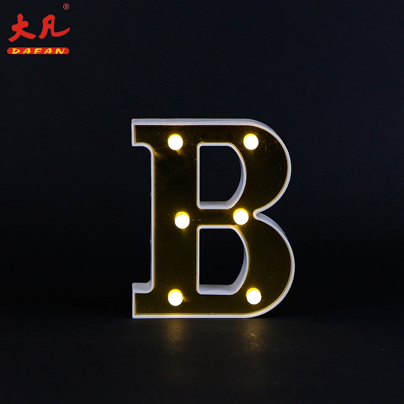 B battery operated led plastic table lights high quality festival decoration led light