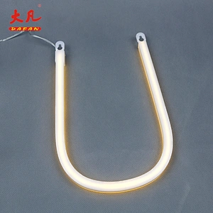 U Shape festival decoration led neon flexible tube Christmas ring lights weddings decoration signs