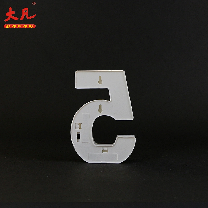 5 light number letter 3d battery LED alphabet letter indoor board marquee night light