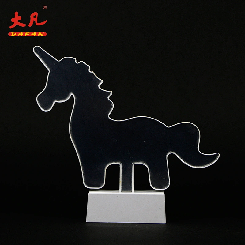 3d tunnel mirror light led children night decorative tunnel lamps battery mirror fancy light