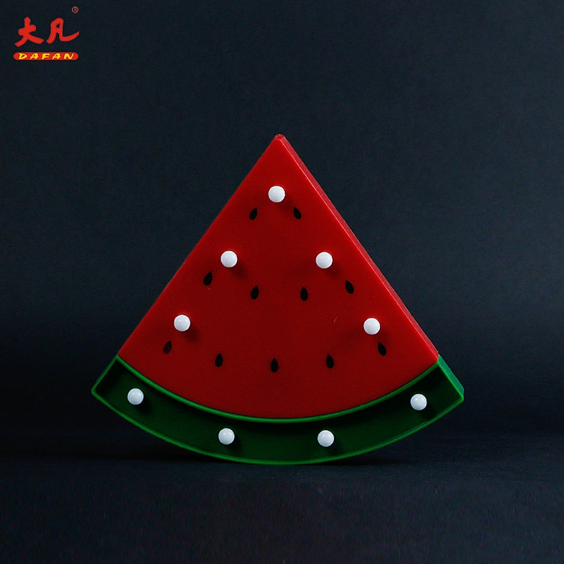 watermelon shape plastic battery operated table decoration lighting led foe room wedding party children