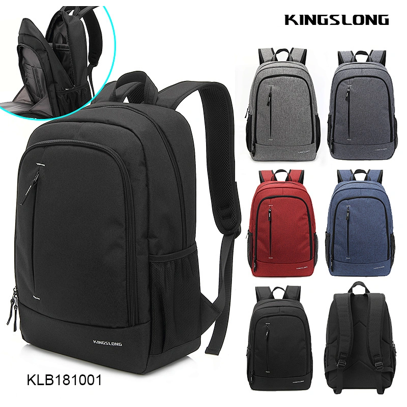 KINGSLONG Nylon Men 15inch Laptop Backpacks For Teenager Fashion Mochila Travel Bag