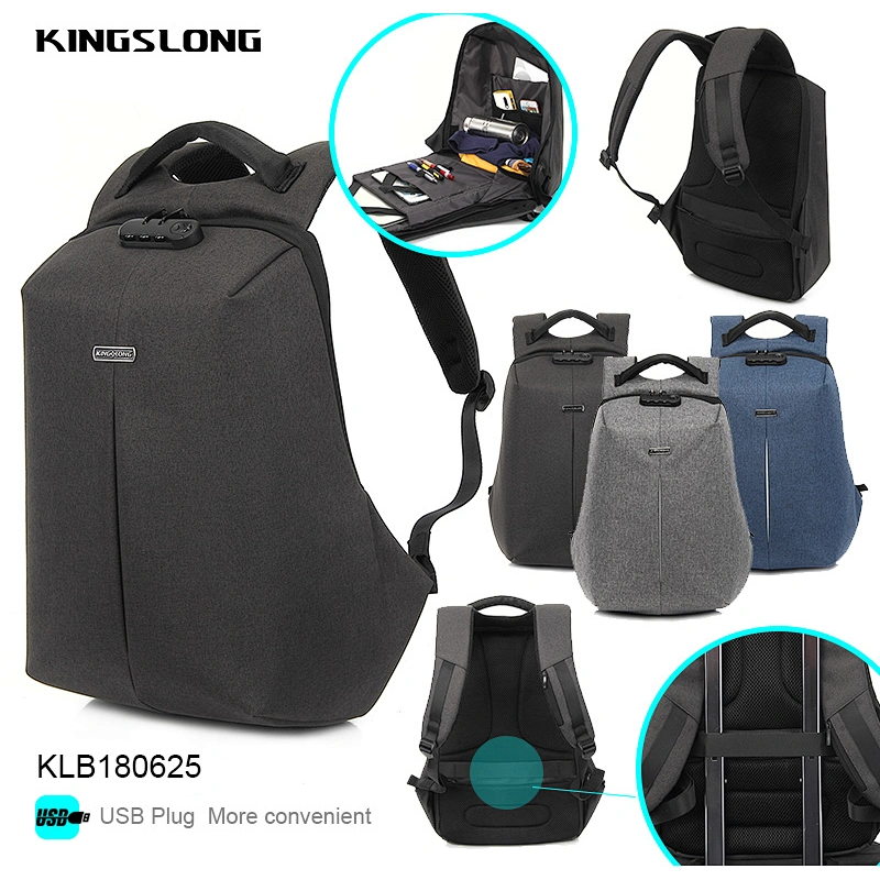 Kingslong New waterproof computer secure backpack
