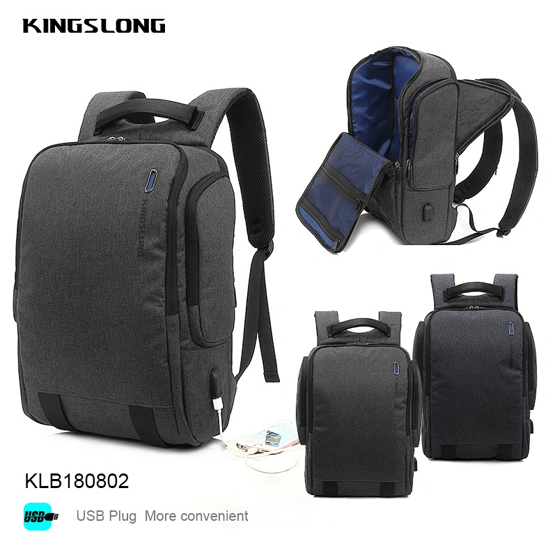KINGSLONG laptop backpack hot selling laptop bag water resistant USB backpack