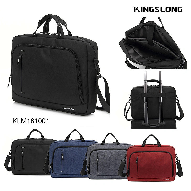 China KINGSLONG Tendencia de 15 pulgadas Ordenador portátil Bolsa de portátil Maletín para hombres Maletín de negocios Hombro Messenger Bag