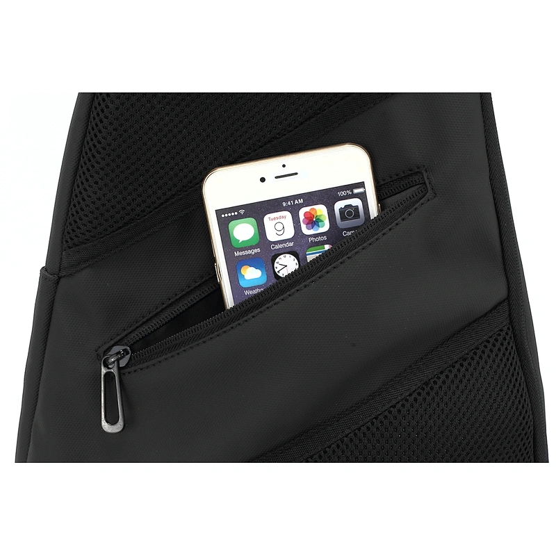 Wholesale New design USB charger men backpack Chest Front Pack Pouch bag