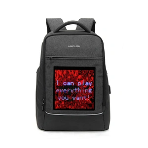 Kingslong trendy advertising backpack led screen laptop bag for fashion