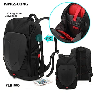 KINGSLONG 17 Inch Outdoor Laptop Backpack for Mens Travel Gaming Motorcycle Work Backpack Waterproof