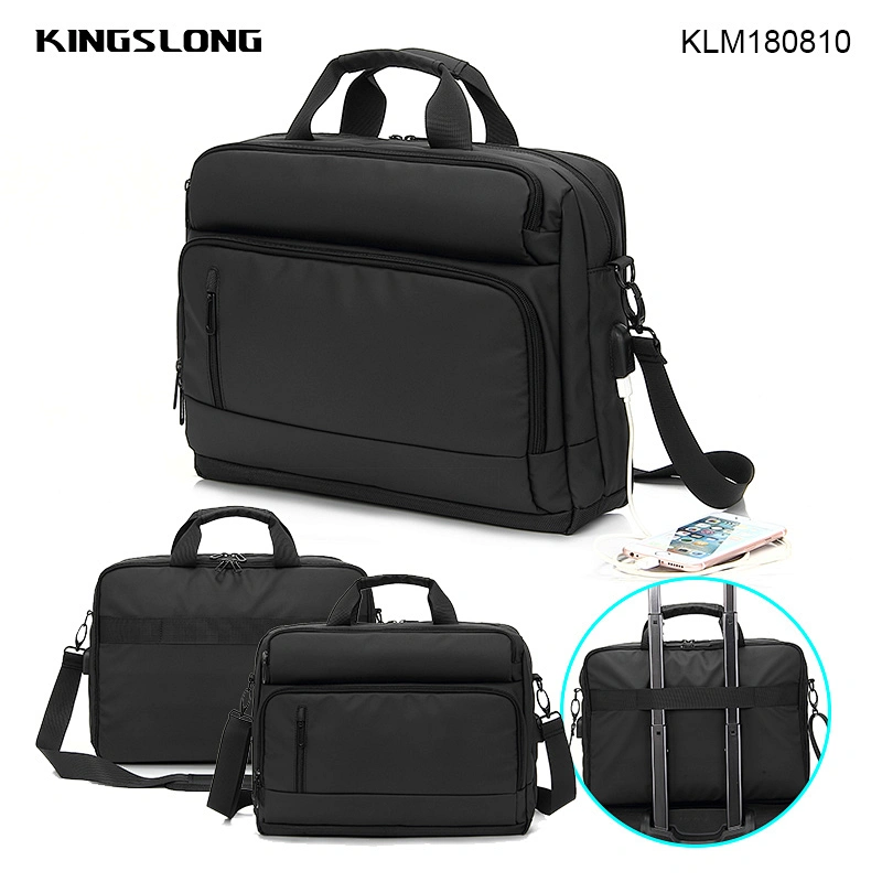 KINGSLONG Trend 15 inch Laptop Computer Notebook Bag Briefcase for Men Business Briefcase Shoulder Messenger Bag