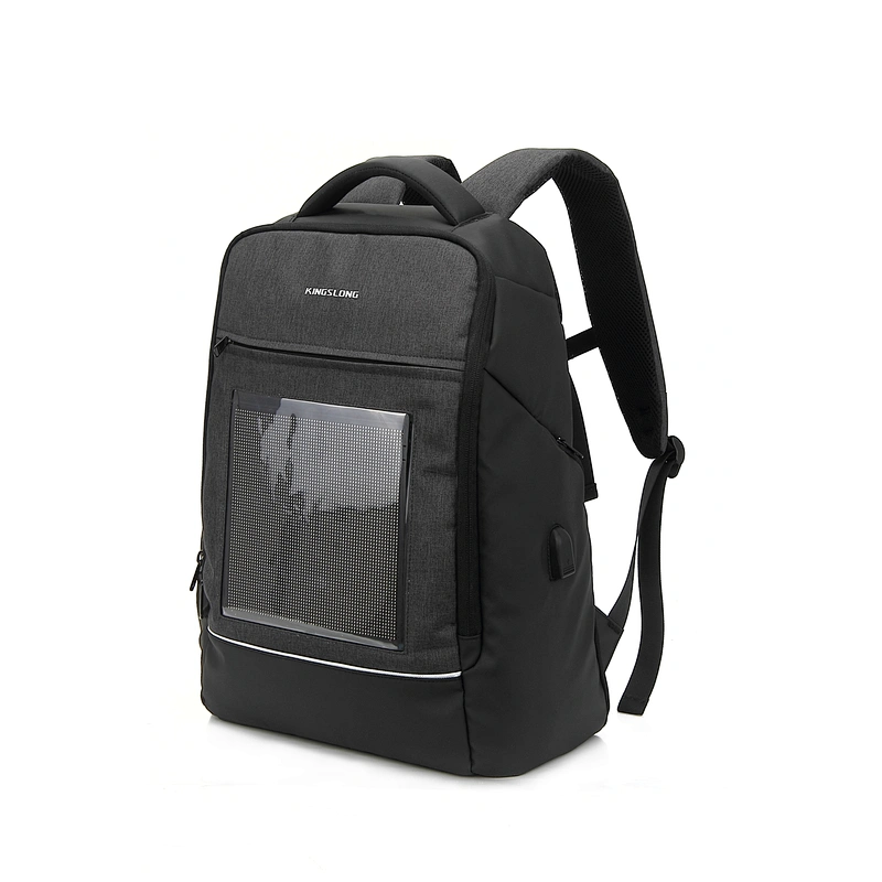 Kingslong trendy advertising backpack led screen laptop bag for fashion