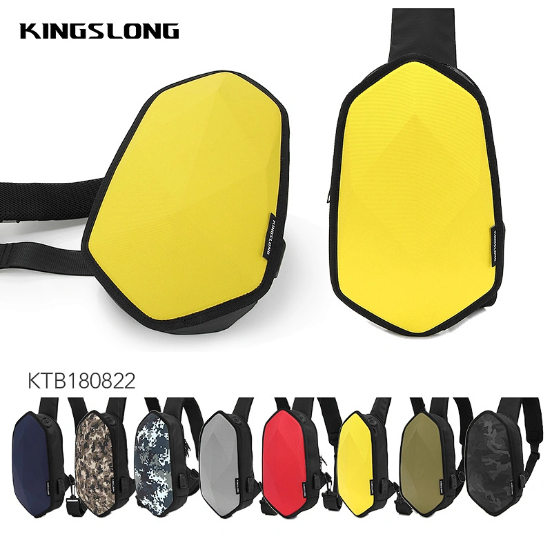 Kingslong fashion scratch proof chest sling bag