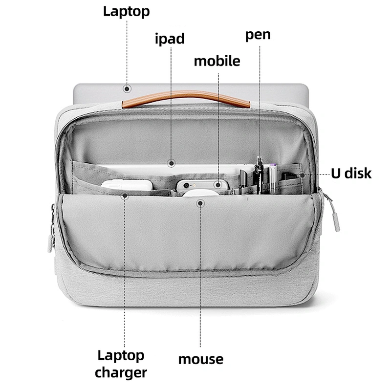 Business Nylon Laptop briefcase cover the best travel laptop bag case Multicolor for women ,men