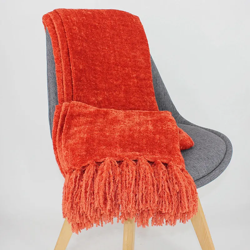 100% Polyester Luxury  Soft Woven Throw Blanket