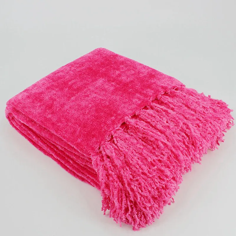 100% Polyester Luxury  Soft Woven Throw Blanket