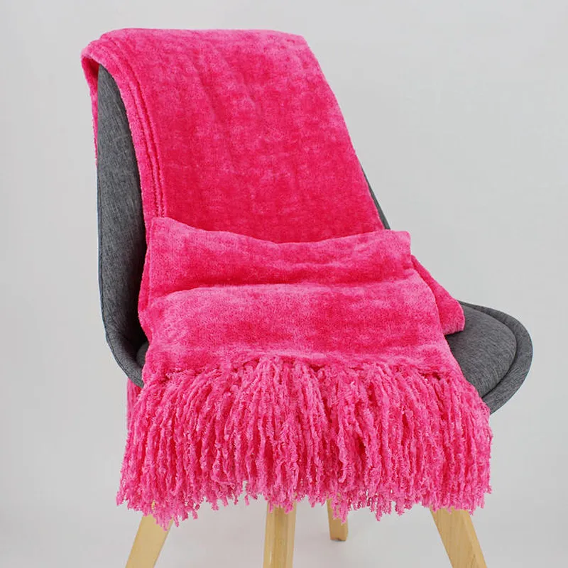 100% Polyester Luxury  Soft Woven Throw Blanket